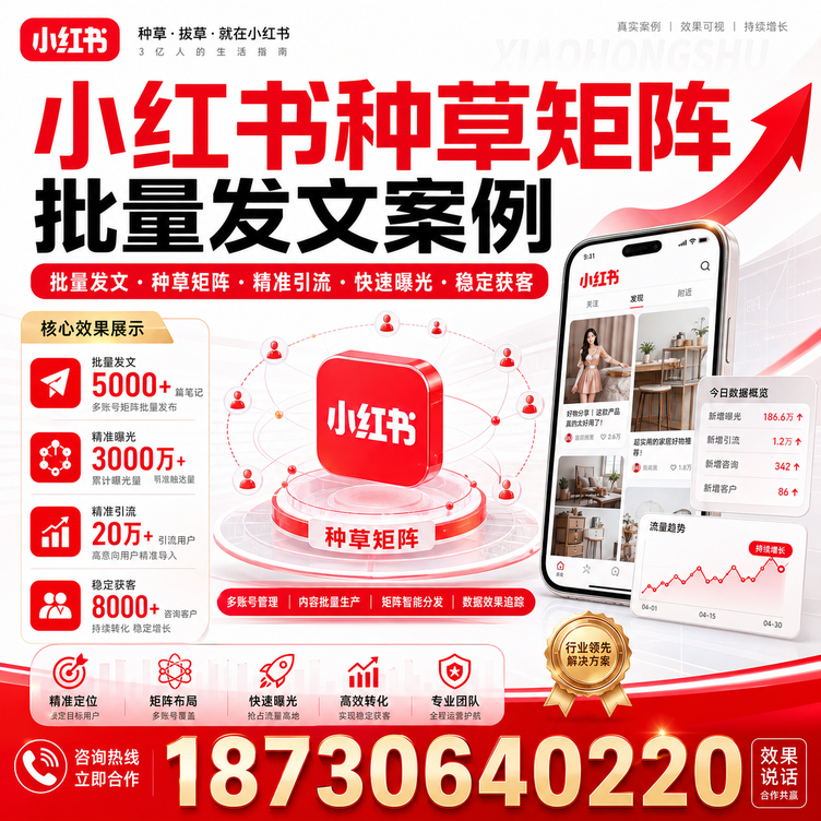 吴忠小红书种草矩阵批量发文案例