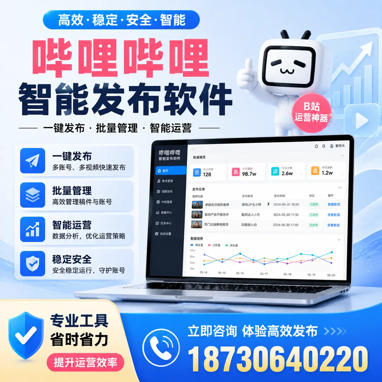 解密哔哩哔哩智能发布软件：功能与优势分析在 吴忠